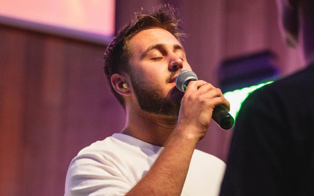 Youth moved by testimonies at combined worship night